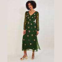 Shop Monsoon Women's Green Sequin Dresses up to 50% Off | DealDoodle