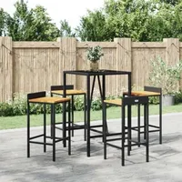 Walplus Black Rattan Furniture
