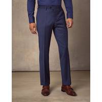 Hawes & Curtis Men's Blue Suit Trousers