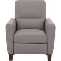 Furniture Village Grey Leather Armchairs