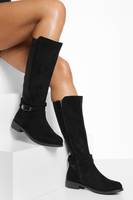 boohoo Women's Black Knee High Boots