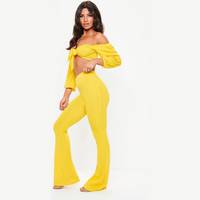 Women's Missguided Yellow Trousers