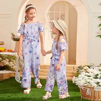SHEIN Girl's Floral Jumpsuits