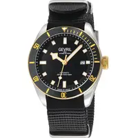 Gevril Black and Gold Men's Watches