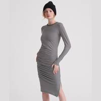 Secret Sales Womens Long Sleeve Midi Dresses