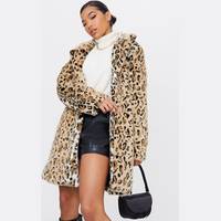 PrettyLittleThing Women's Leopard Print Coats