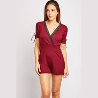 Everything5Pounds Women's Crochet Playsuits