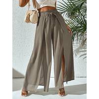 SHEIN Women's Paperbag Trousers