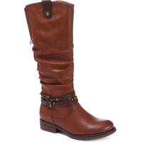Pavers Shoes Women's Tan Knee High Boots