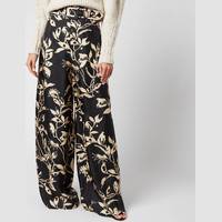 Coggles Women's High Waisted Floral Trousers