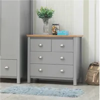 TIMBER ART DESIGN Grey Chest Of Drawers