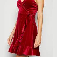 New Look Red Velvet Dresses for Women