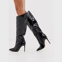 ASOS Black Knee High Boots for Women