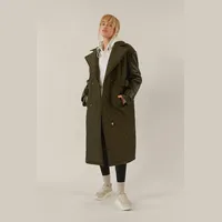 NASTY GAL Womens Waterproof Trench Coat