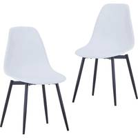 ManoMano UK White Dining Chairs