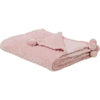 Beliani Pink Throws