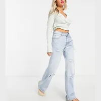 Don't Think Twice Women's Petite Straight Leg Jeans