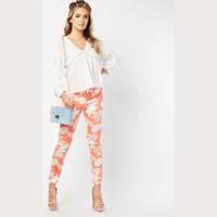 Everything5Pounds Women's Floral Cigarette Trousers