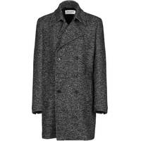 Saint Laurent Men's Black Wool Coats