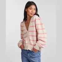Pieces Women's Cream Knitted Cardigans