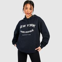 NASTY GAL Women's Navy Hoodies