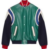 Gucci Men's Leather Bomber Jackets