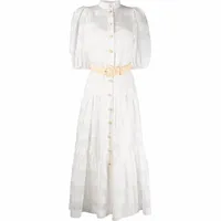 ZIMMERMANN Women's White Midi Dresses