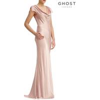 Ghost Satin Maxi Dress for Women