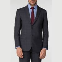 Alexandre Of England Men's Navy Check Suits