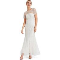 Debenhams Women's White Sequin Dresses