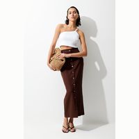 Karen Millen Women's Brown Midi Skirts