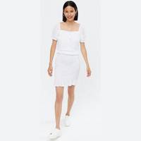 New Look Women's White Mini Skirts