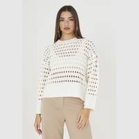 Secret Sales Women's White Cropped Jumpers