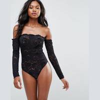 ASOS DESIGN Women's Black Lace Bodysuits