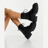 Truffle Collection Women's Chunky Lace Up Boots