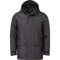 Fabric Men's Black Parka