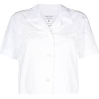 Marine Serre Women's White Short Sleeve Shirts