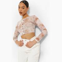 boohoo Women's Cropped Off The Shoulder Jumpers
