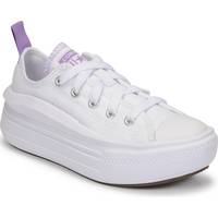 Rubber Sole Girl's Canvas Trainers