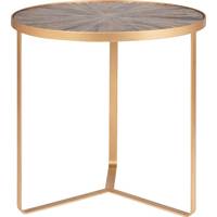 Maisons du Monde Glass And Metal Side Tables