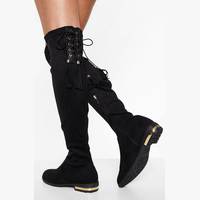 Debenhams Women's Black Thigh High Boots