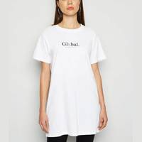 New Look Women's White Short Sleeve Shirts
