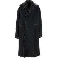 FARFETCH Dolce and Gabbana Men's Black Double-Breasted Coats