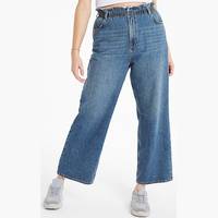 Simply Be Women's Wide Leg Cropped Jeans