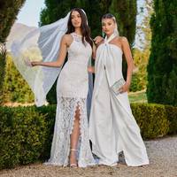 SHEIN Women's White Lace Maxi Dresses