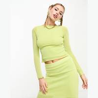 Collusion Women's Green Long Sleeve Tops