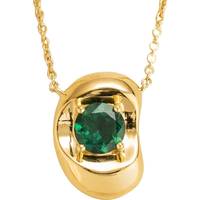 Wolf & Badger Women's Emerald Necklaces