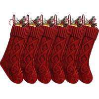 PERLE RARE Knitted Christmas Stockings