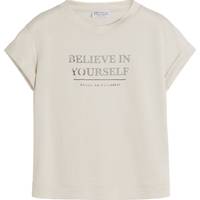 Brunello Cucinelli Girl's Slogan T-shirts