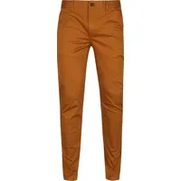 Suitableshop Men's Brown Chinos